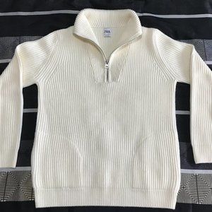 Men's Sweater, Quarter Zip, Medium, New w/o Tag